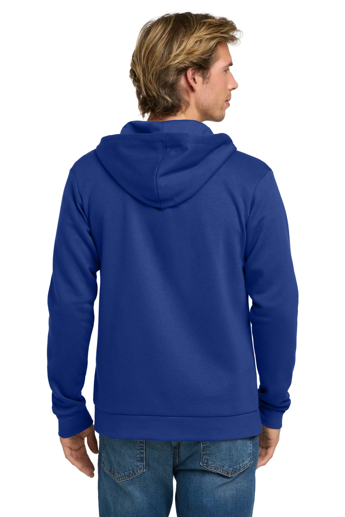 Royal Next Level Apparel Adult Santa Barbara Zip Hoodie. NL9602