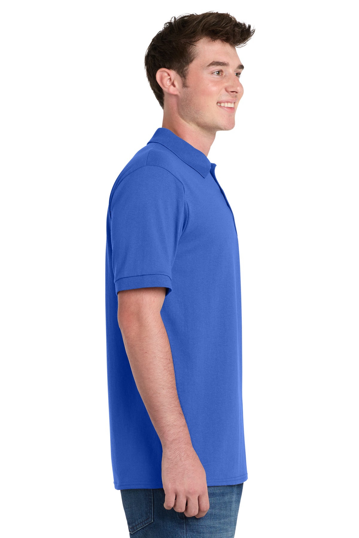 Royal Port & Company Core Blend Jersey Knit Pocket Polo. KP55P