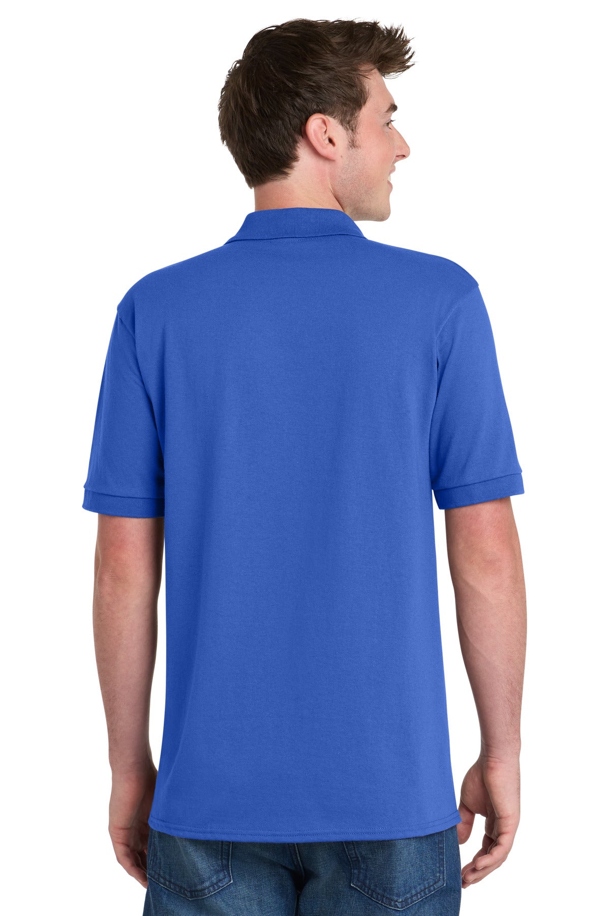 Royal Port & Company Core Blend Jersey Knit Pocket Polo. KP55P