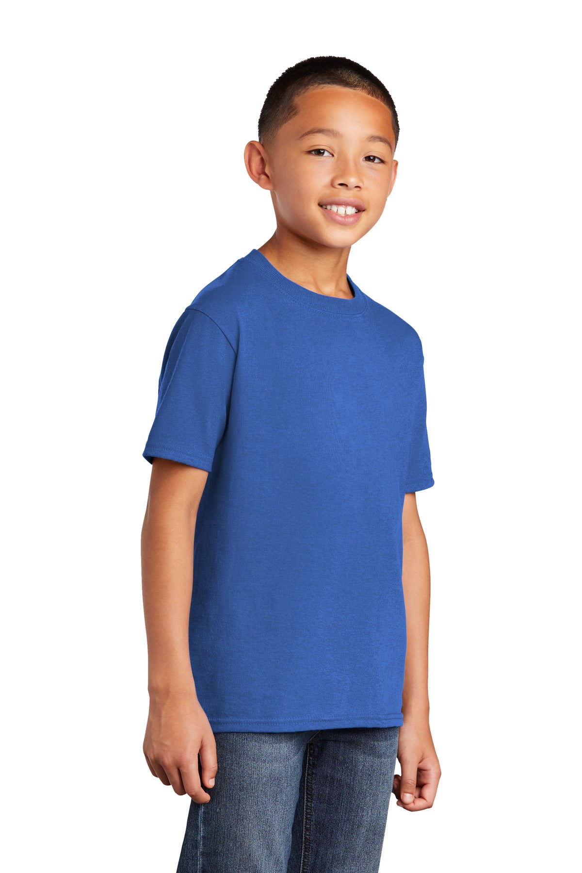 Royal Port & Company Youth Core Cotton DTG Tee PC54YDTG