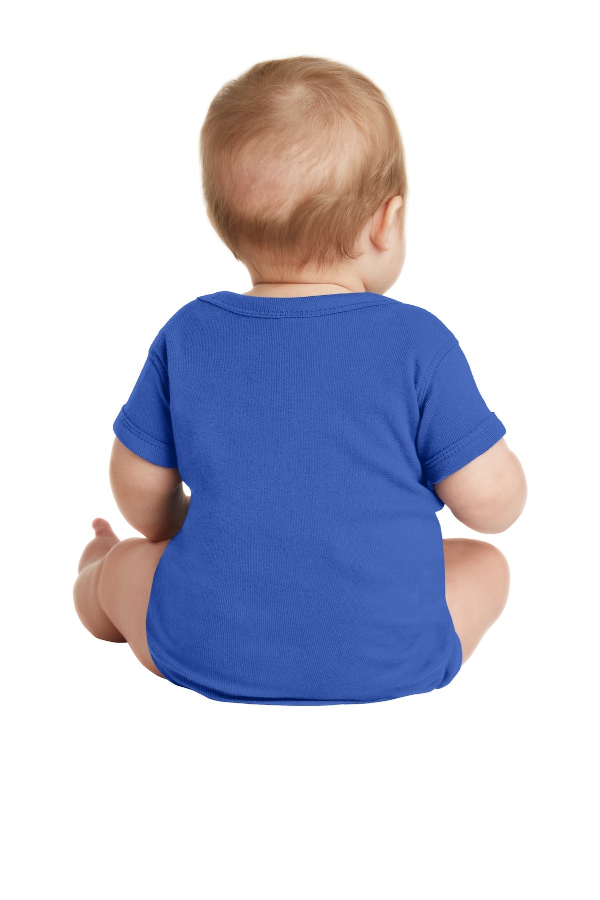 Royal Rabbit Skins Infant Short Sleeve Baby Rib Bodysuit. RS4400