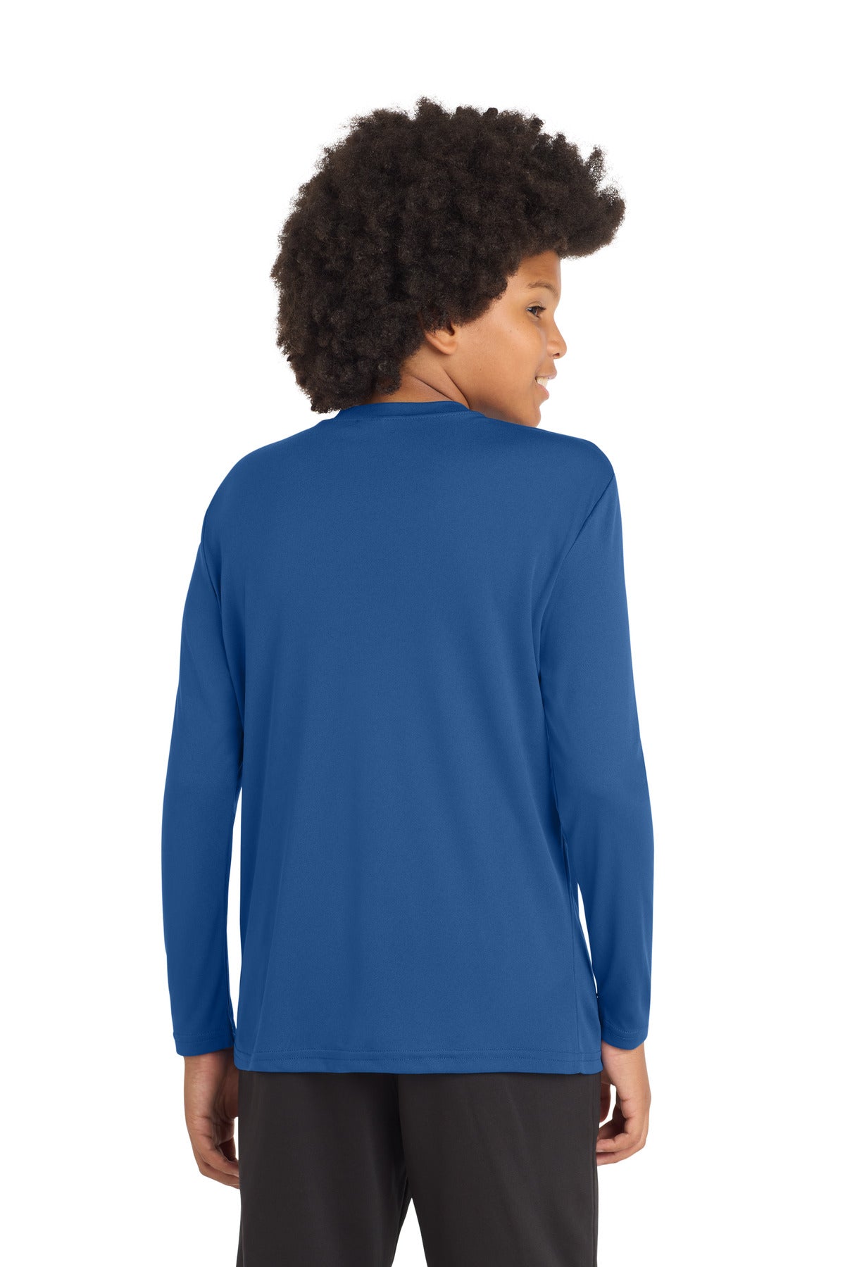 Royal Sport-Tek Youth Long Sleeve PosiCharge Competitor Tee. YST350LS