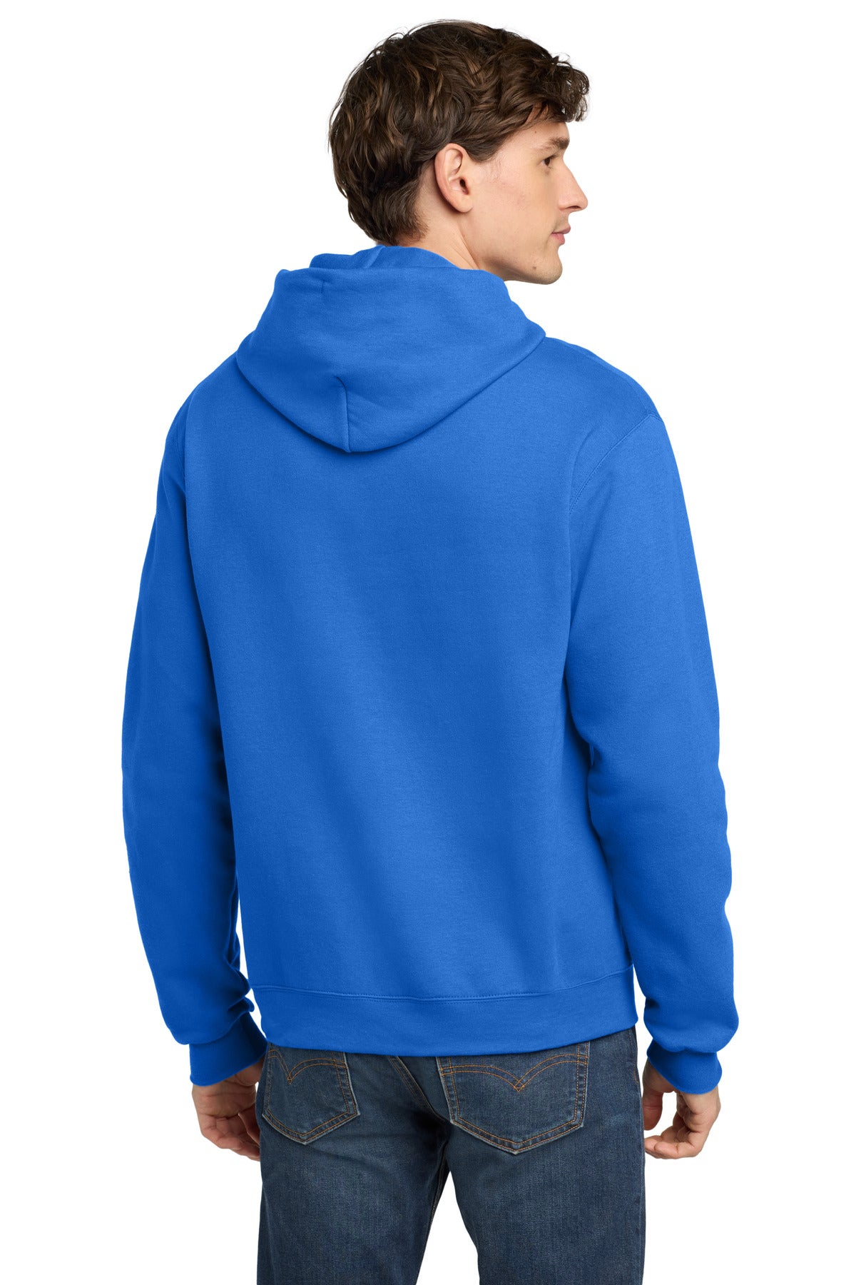 RoyalBlue Champion Powerblend Pullover Hoodie. S700