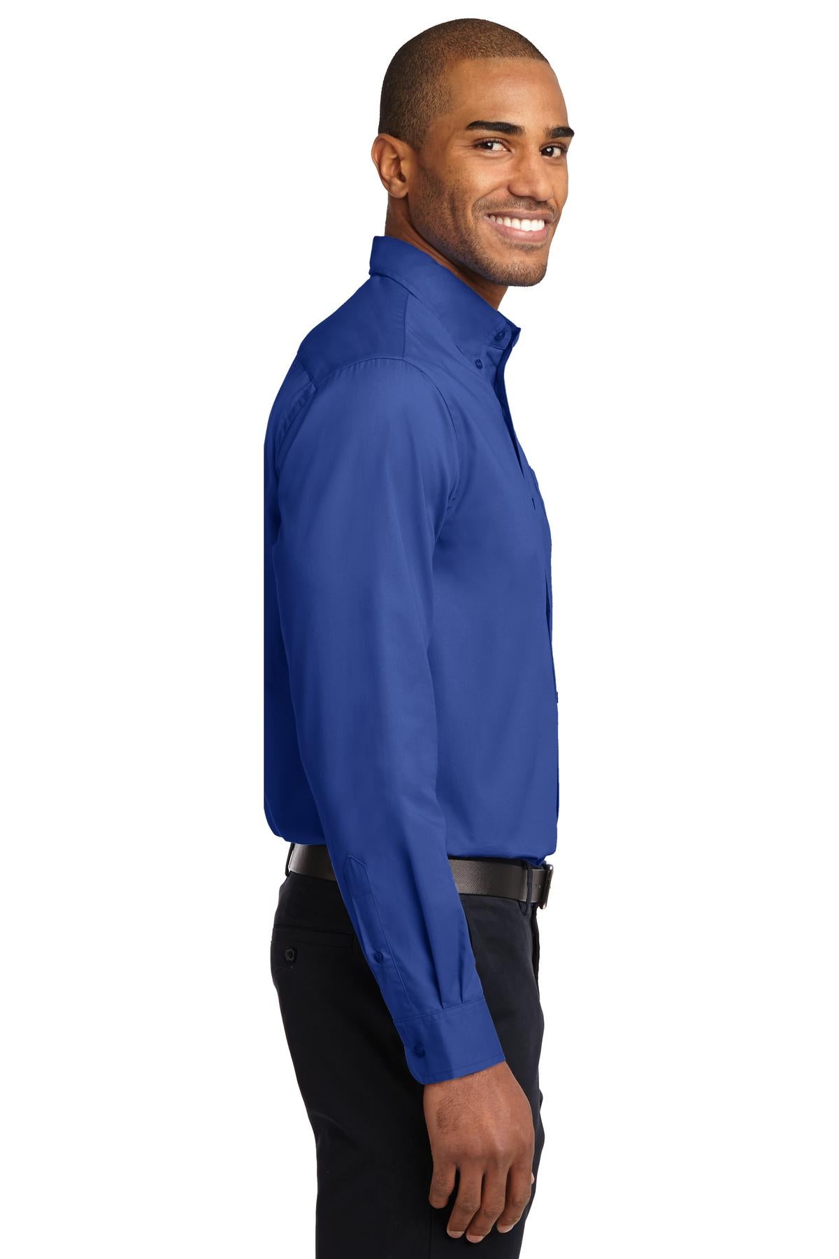 Royal/Cls Navy Port Authority Extended Size Long Sleeve Easy Care Shirt S608ES