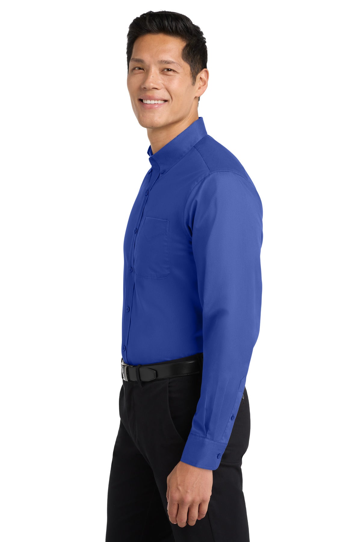 Royal/Cls Navy Port Authority Extended Size Long Sleeve Easy Care Shirt S608ES