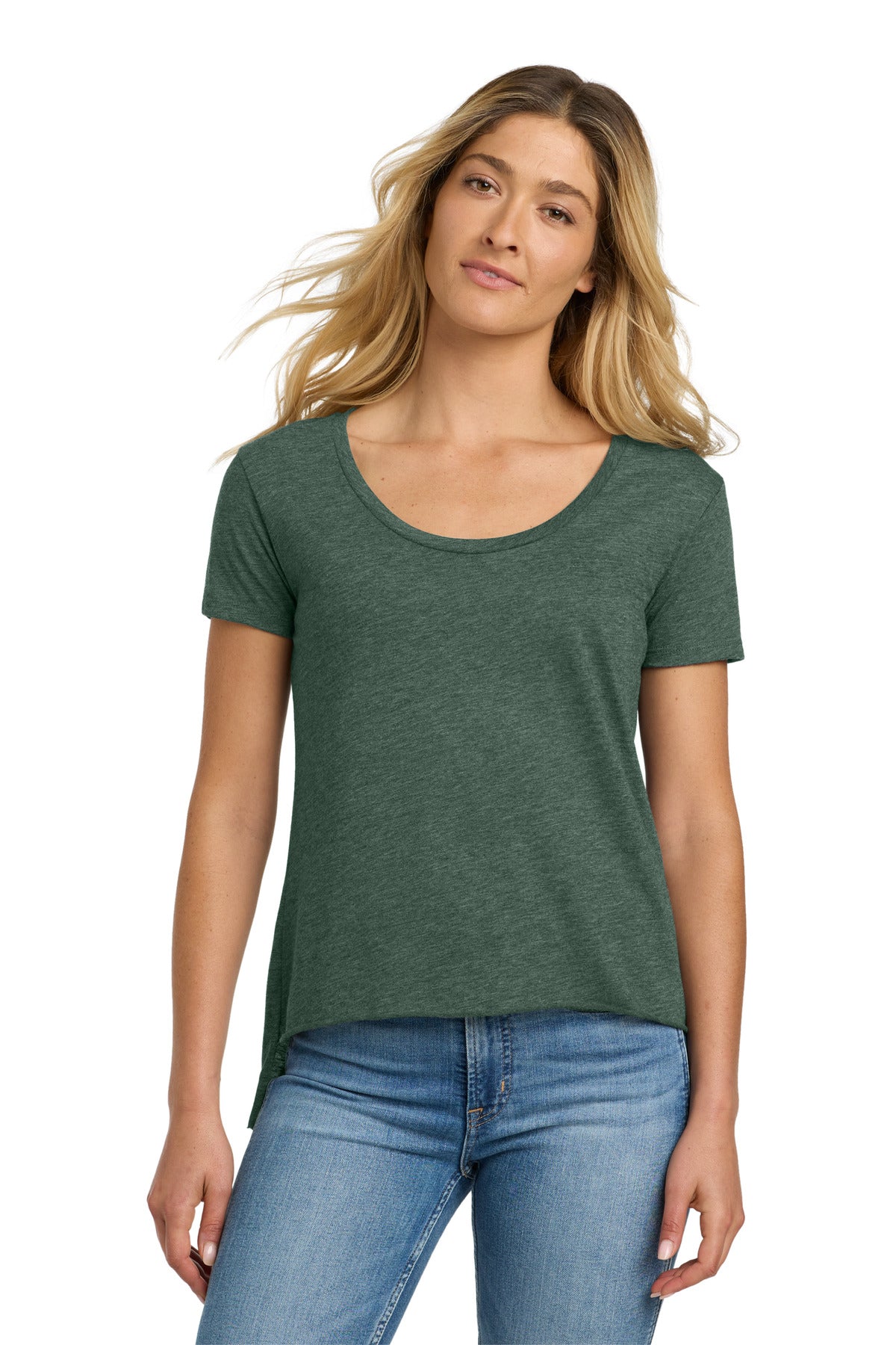 RoyalPine Next Level Apparel Women's Festival Scoop Neck Tee. NL5030