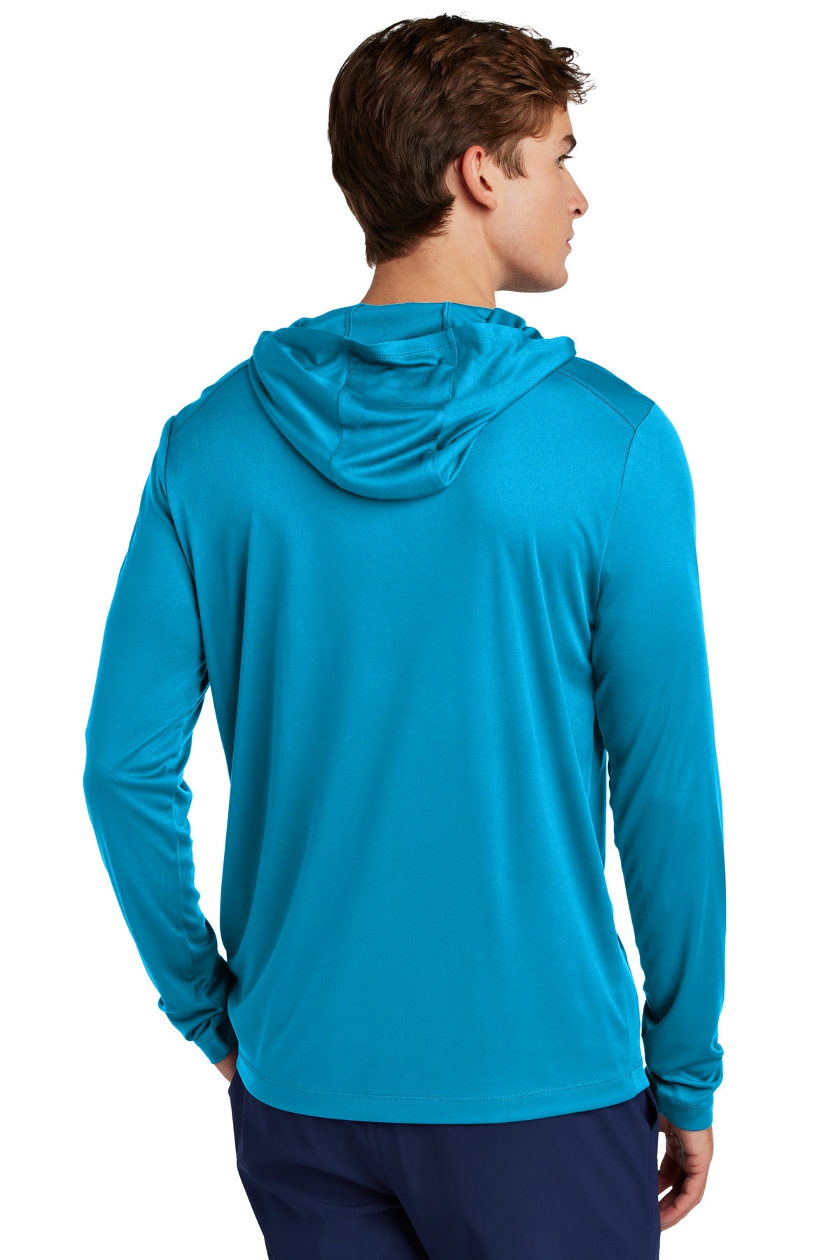 Sapphire Sport-Tek Posi-UV Pro Long Sleeve Hoodie ST420LSH