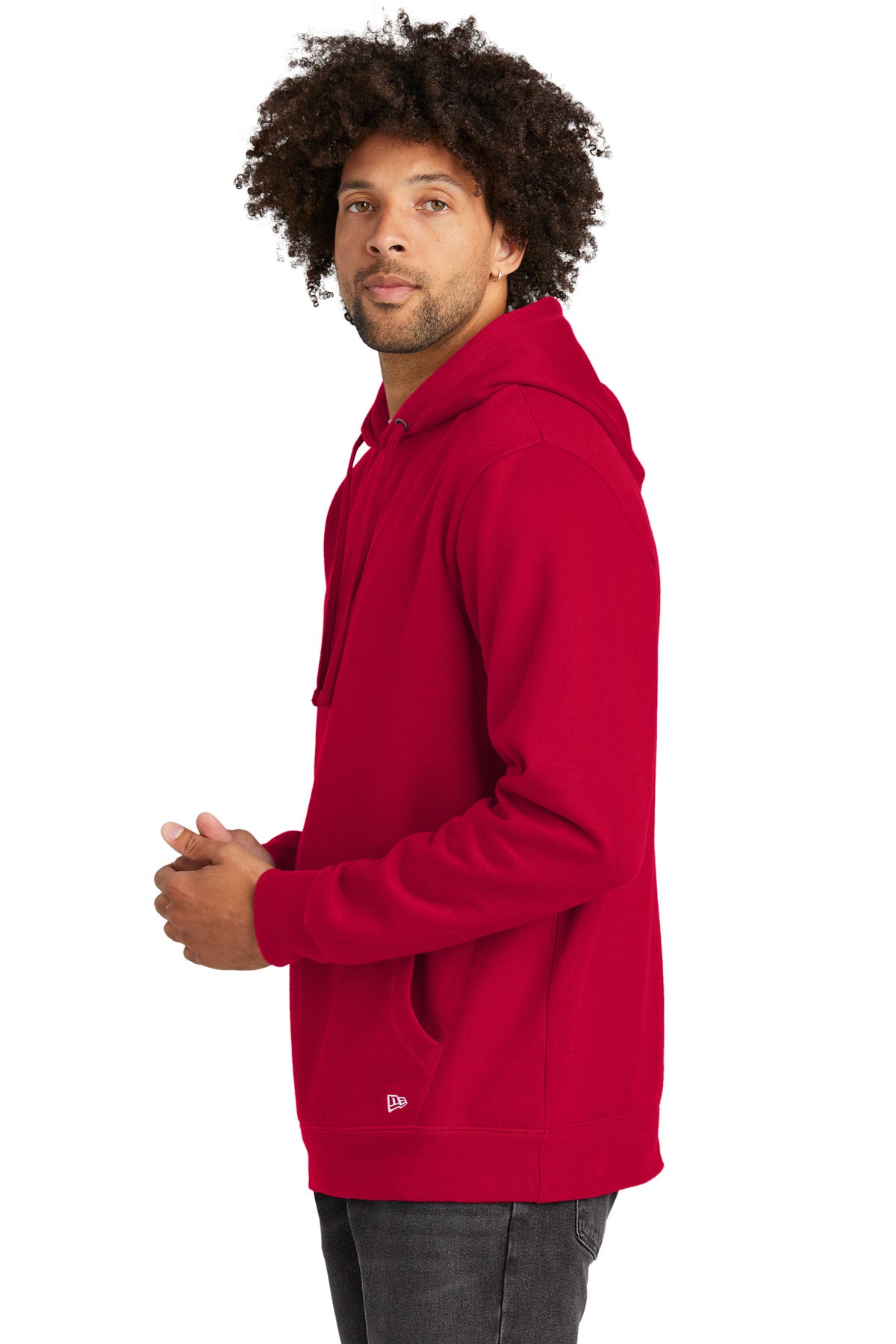 Scarlet New Era Comeback Fleece Pullover Hoodie NEA550