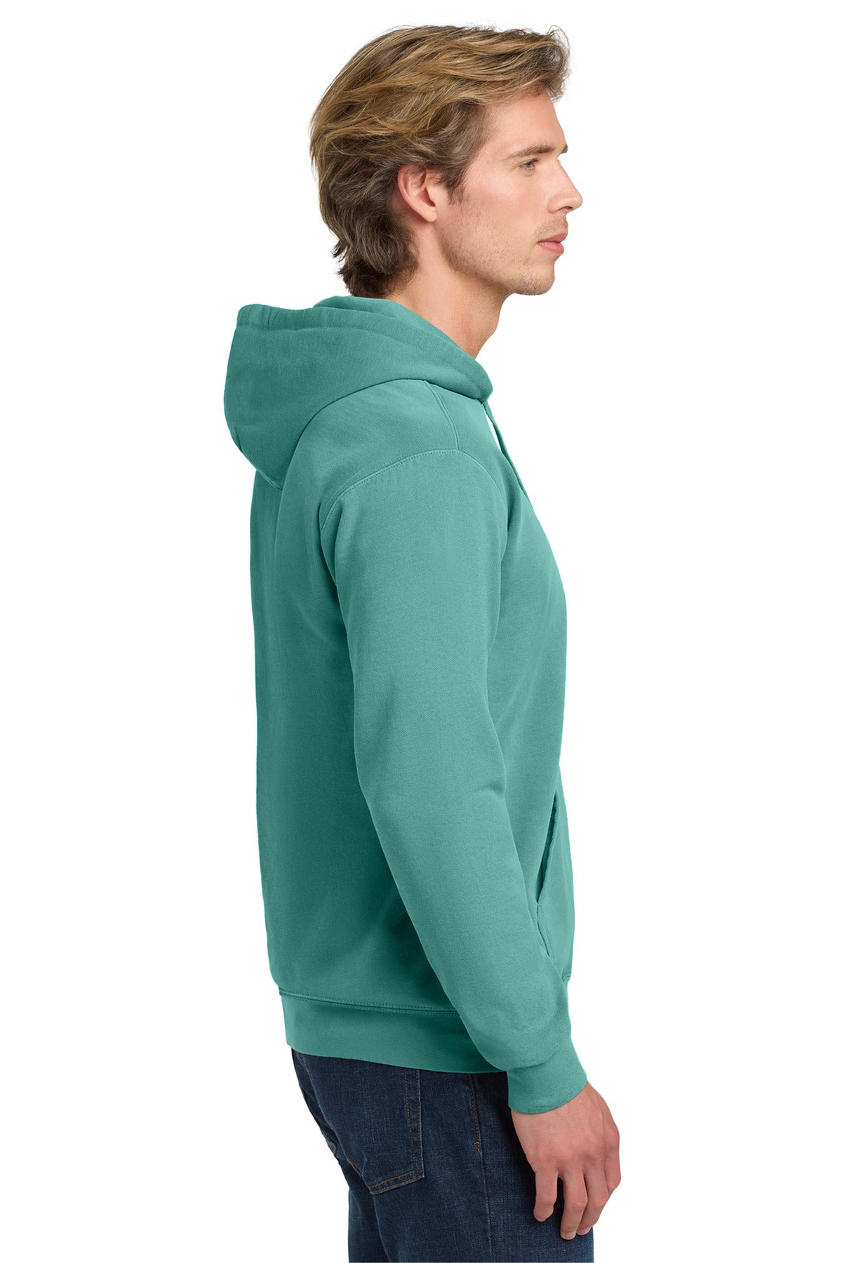 Seafoam COMFORT COLORS Ring Spun Hooded Sweatshirt. 1567