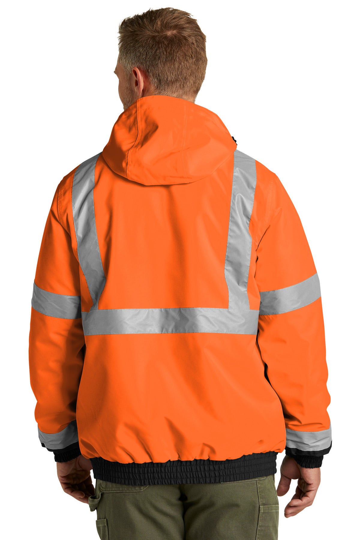SftyOrg CornerStone ANSI 107 Class 3 Economy Waterproof Insulated Bomber Jacket CSJ500