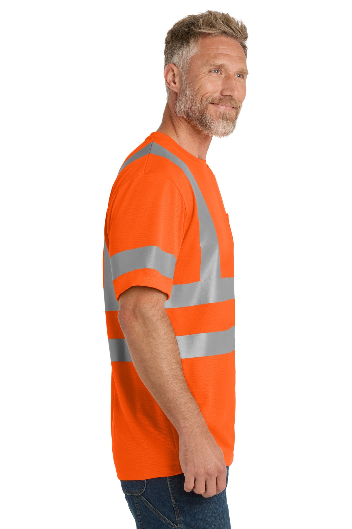 SftyOrg CornerStone ANSI 107 Class 3 Mesh Tee. CS202