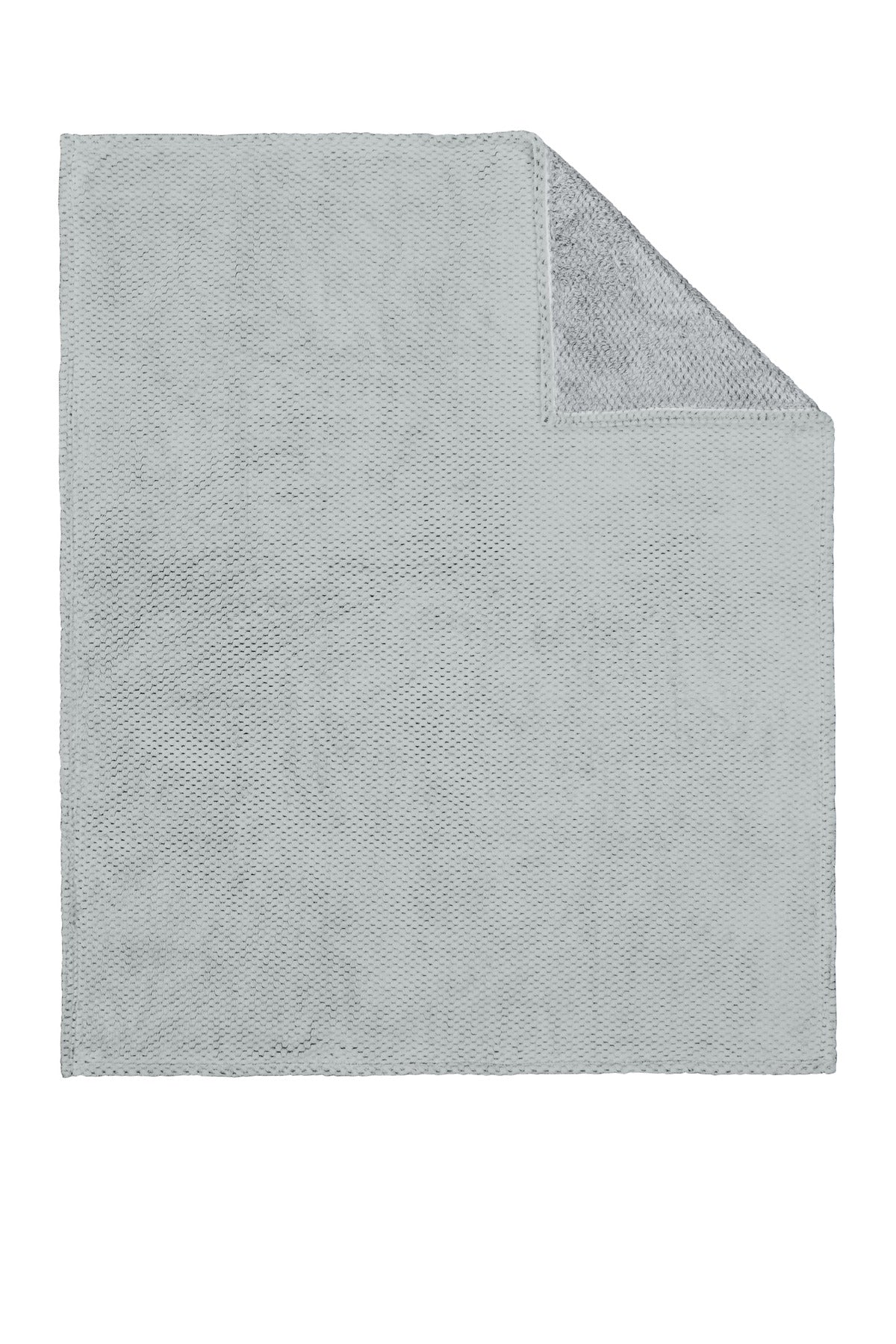 Shadow Grey Port Authority Plush Texture Blanket. BP35