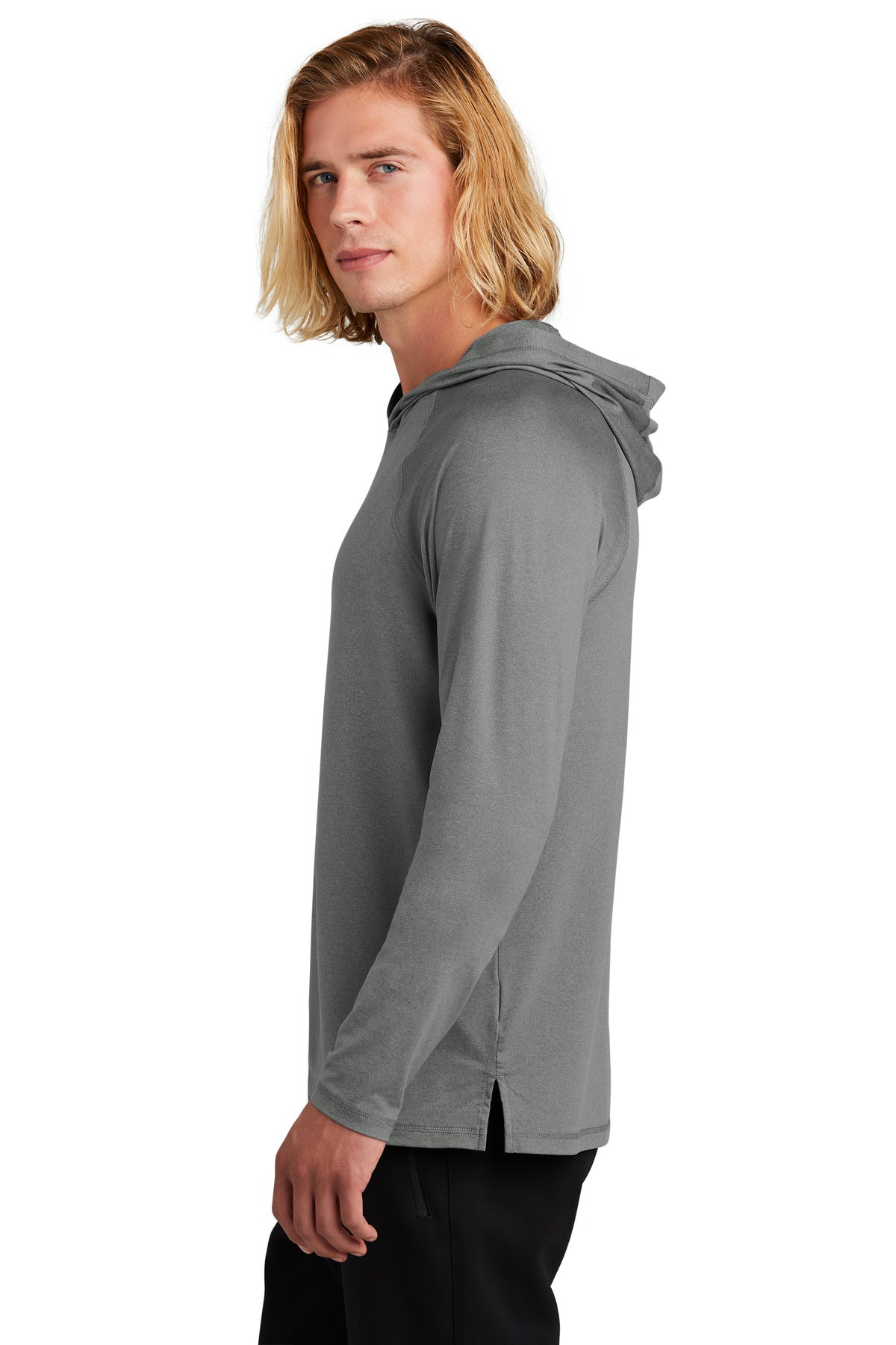 ShdGyHthr New Era Power Long Sleeve Hoodie NEA229