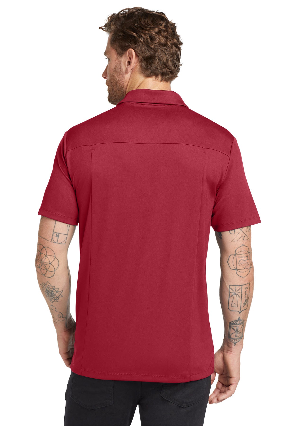 Signal Red OGIO Framework Polo. OG125