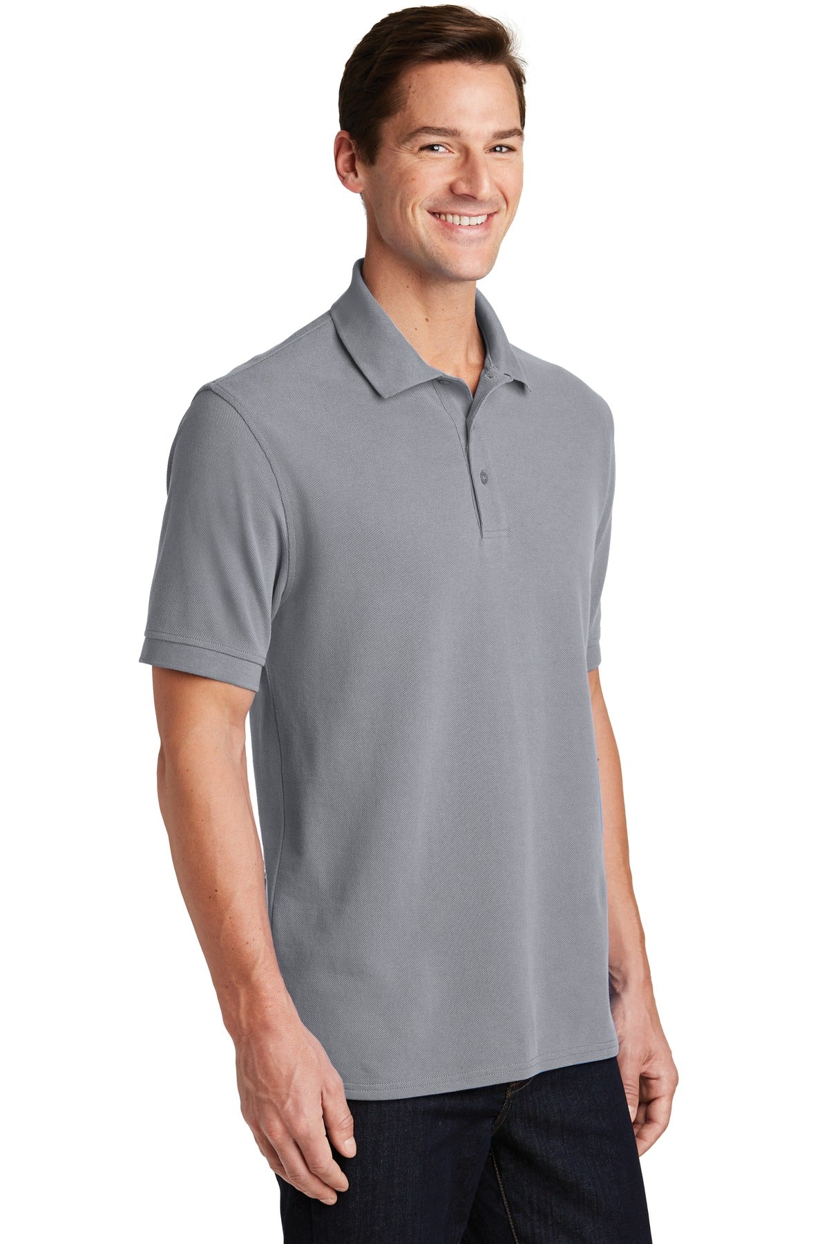 Silver Port & Company Combed Ring Spun Pique Polo. KP1500