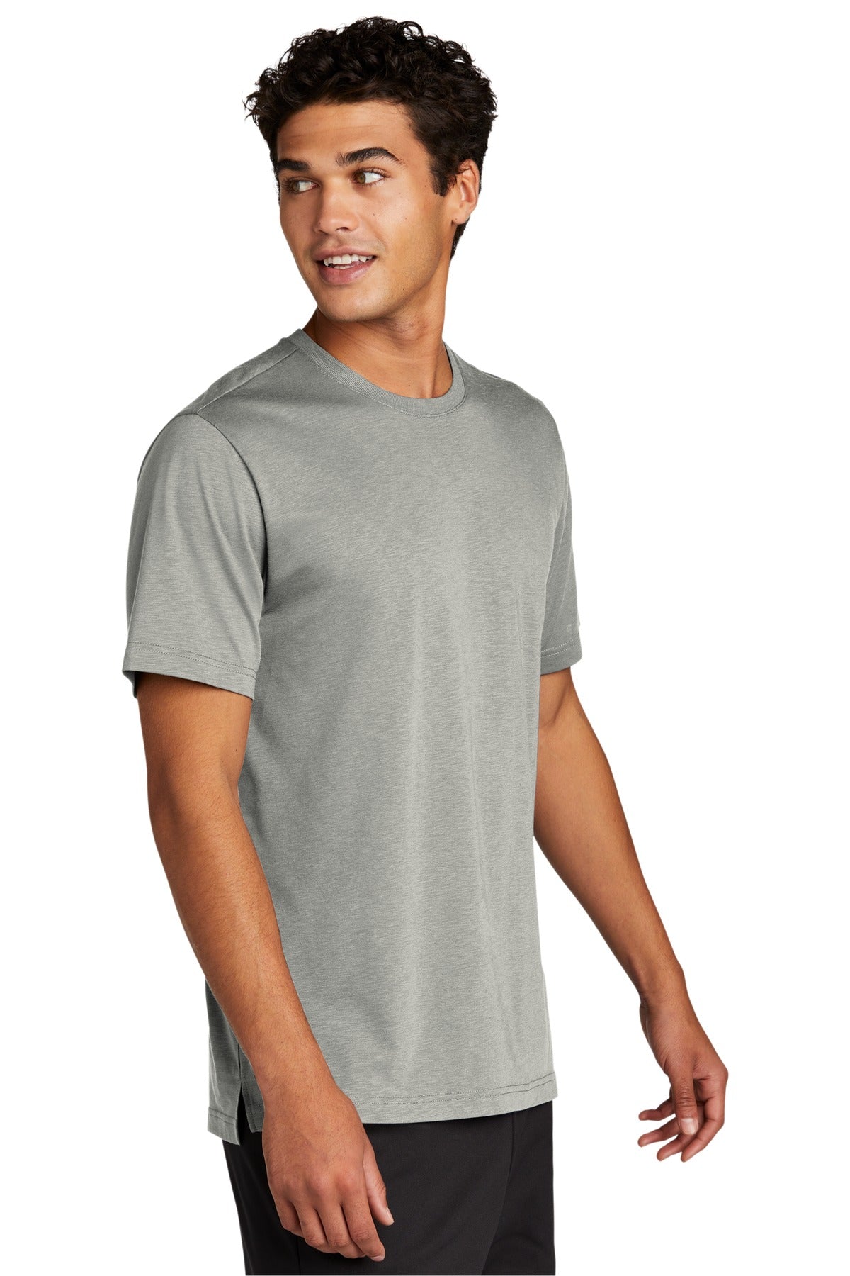 Silver Sport-Tek PosiCharge Strive Tee. ST430