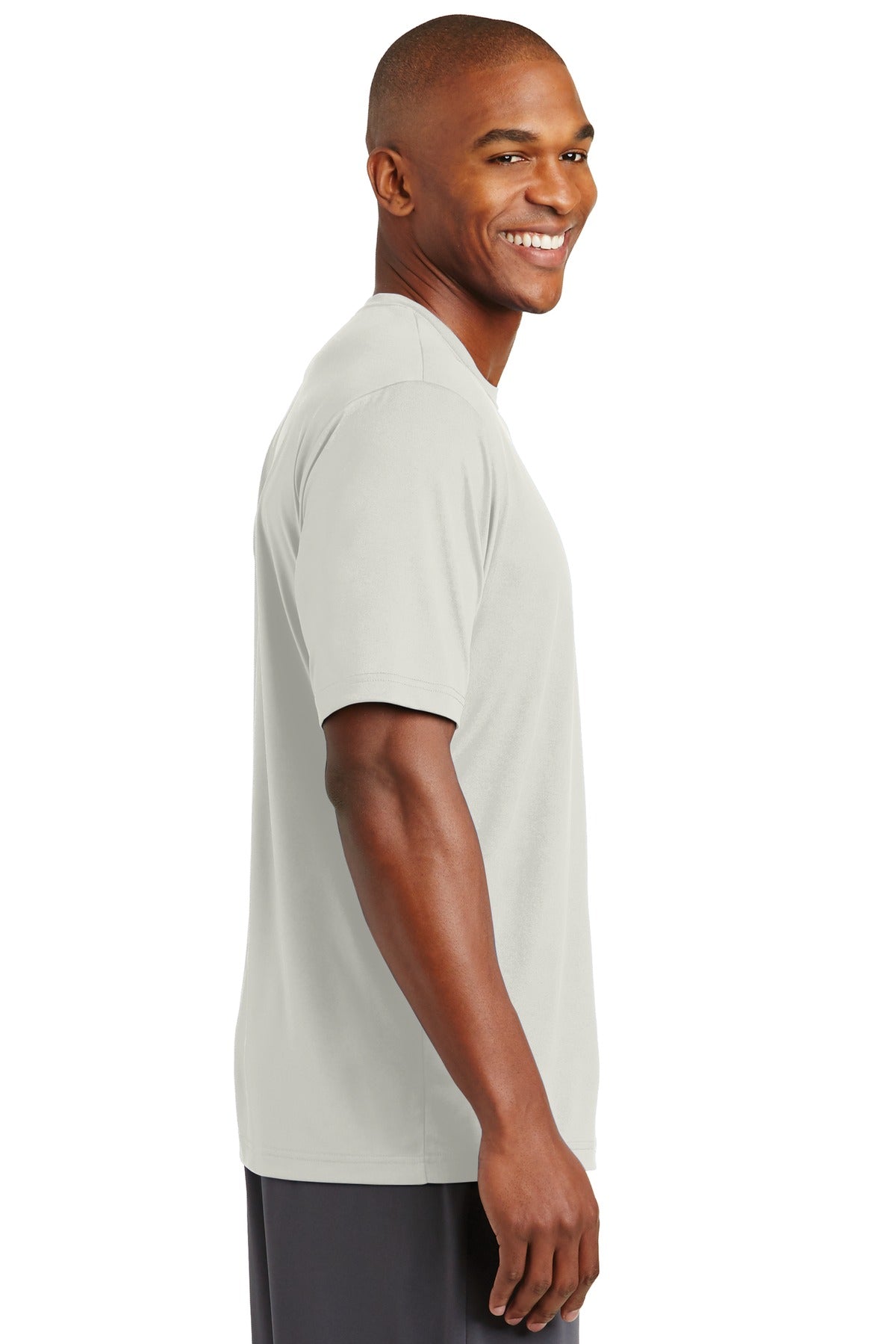 Silver Sport-Tek PosiCharge Tough Tee . ST320