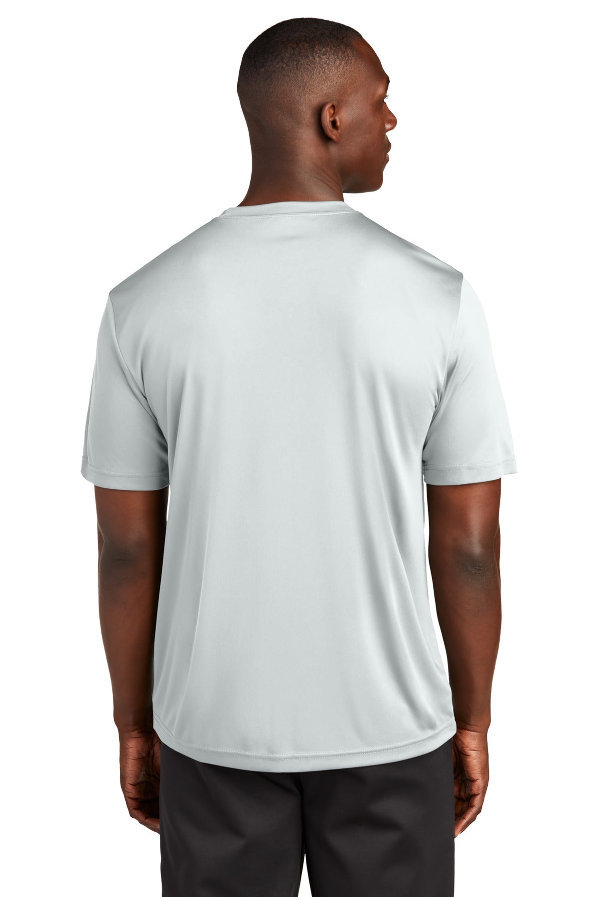 Silver Sport-Tek Tall PosiCharge Competitor Tee. TST350
