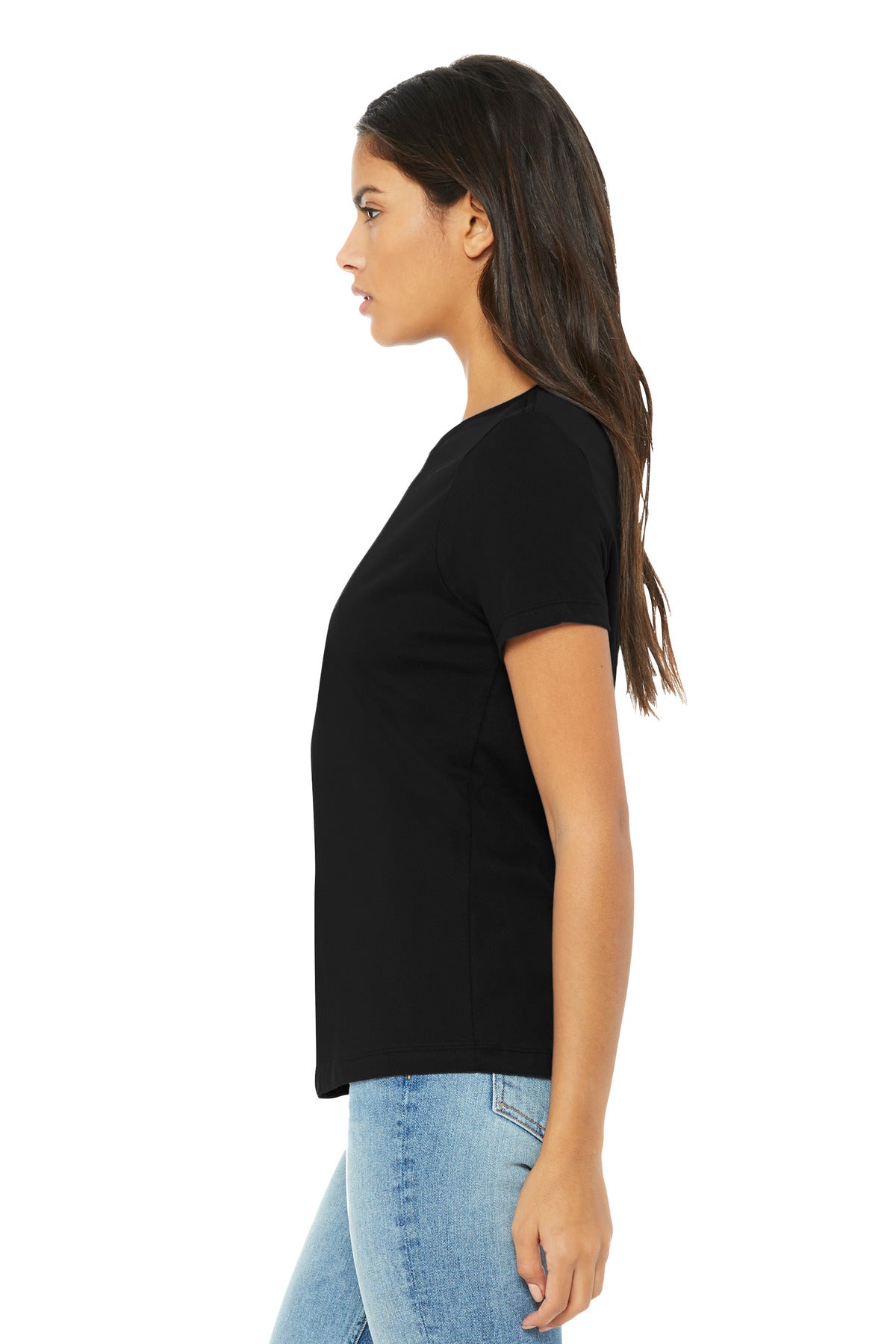 SldBlkTB BELLA+CANVAS Women's Relaxed Triblend Tee BC6413