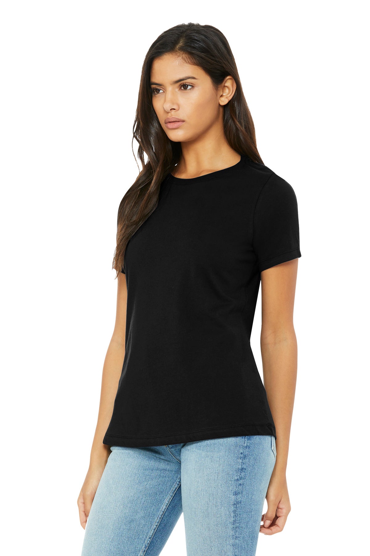 SldBlkTB BELLA+CANVAS Women's Relaxed Triblend Tee BC6413