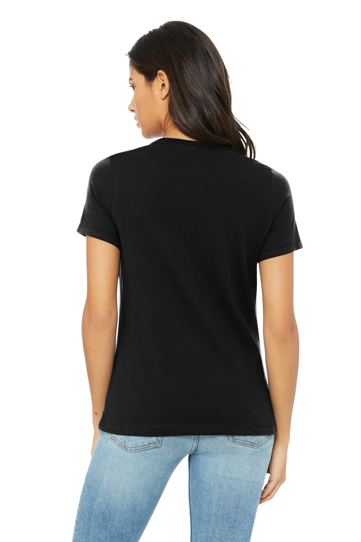 SldBlkTB BELLA+CANVAS Women's Relaxed Triblend Tee BC6413
