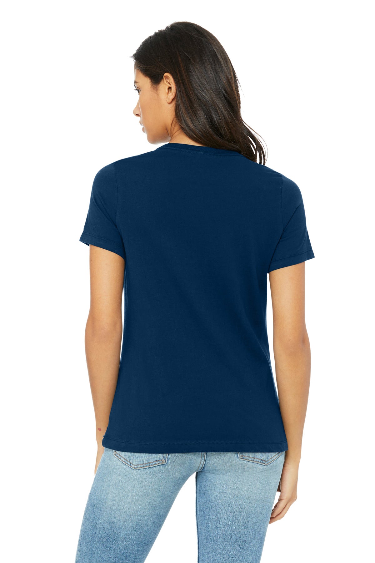 SldNavyTB BELLA+CANVAS Women's Relaxed Triblend Tee BC6413