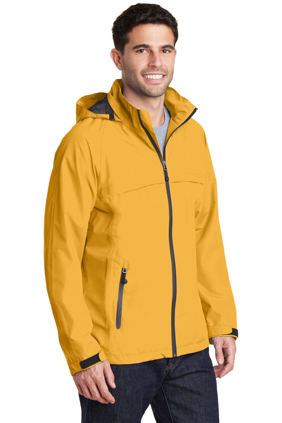 Slicker Yellow Port Authority Torrent Waterproof Jacket. J333