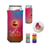 Rainbow Slim Full Color Neoprene Can Holder