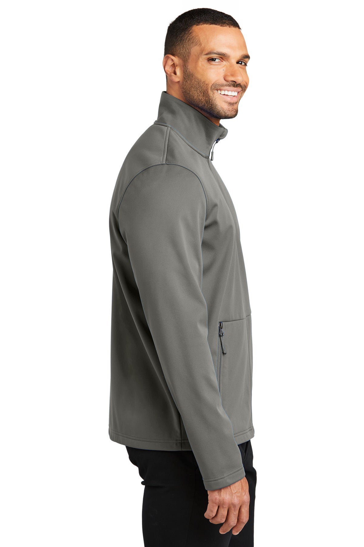 SmokeGrey Port Authority Flexshell Jacket J617