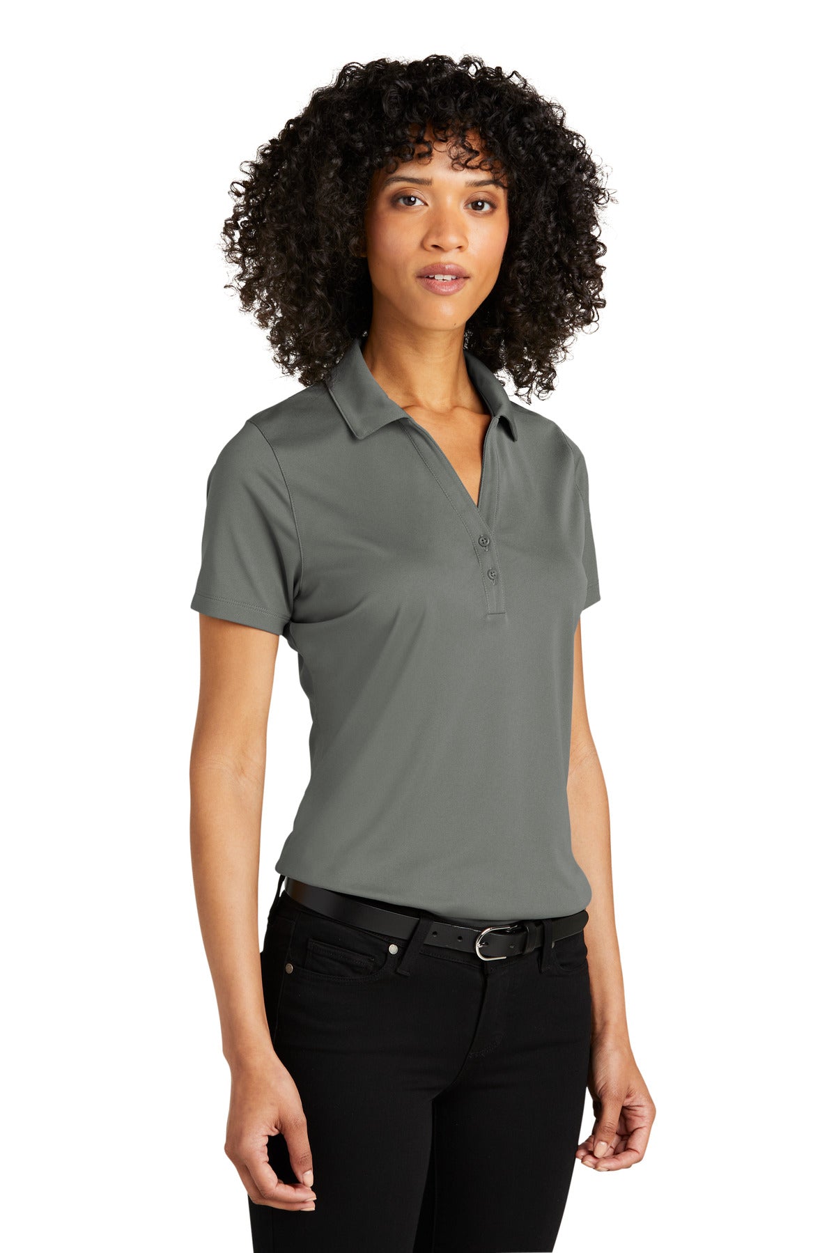 SmokeGrey Port Authority Women's C-FREE Performance Polo LK863