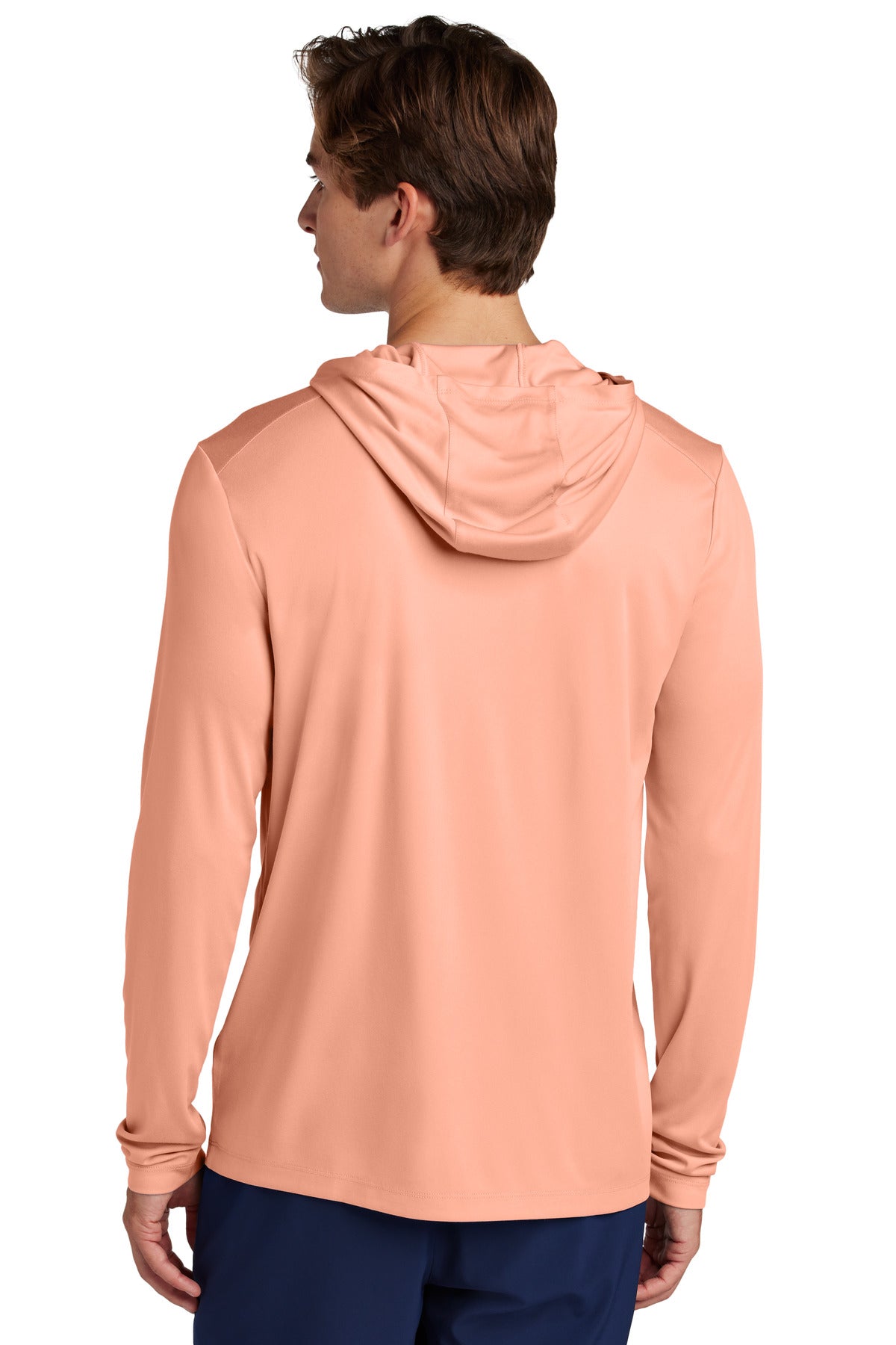 SoftCoral Sport-Tek Posi-UV Pro Long Sleeve Hoodie ST420LSH