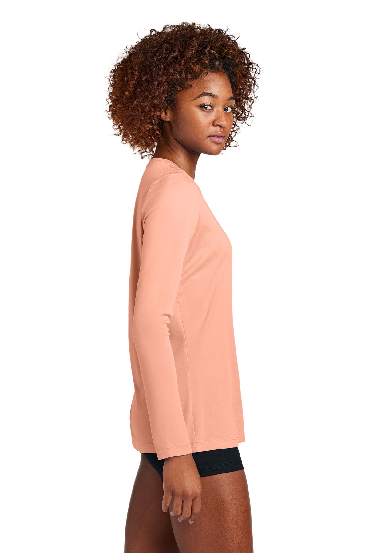 SoftCoral Sport-Tek Women's Posi-UV Pro Long Sleeve LST420LS