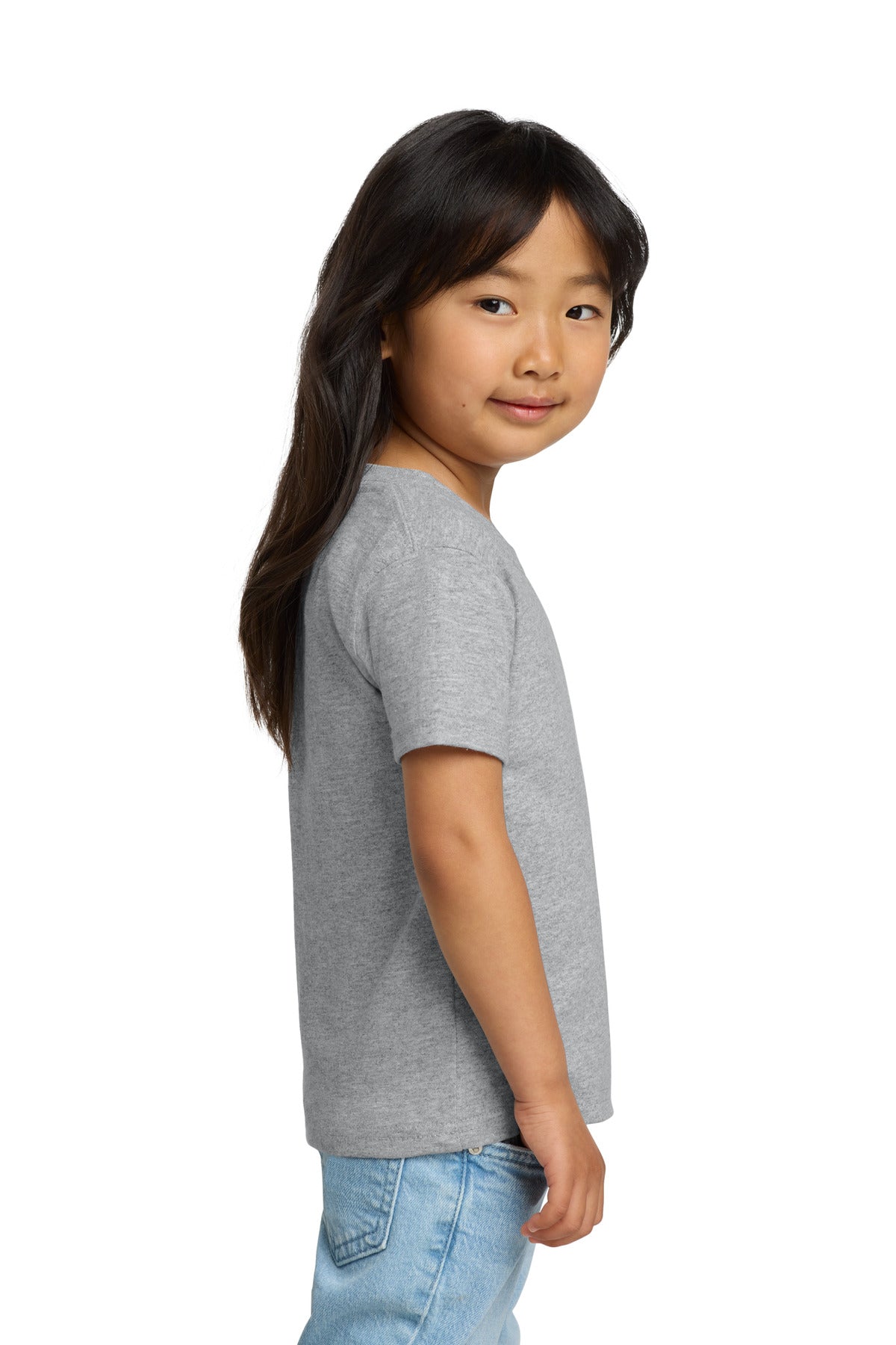 Sport Grey Gildan Heavy Cotton Toddler T-Shirt 5100P