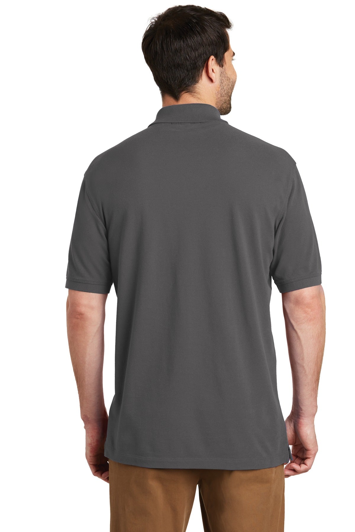 Sterling Grey Port Authority EZCotton Polo. K8000