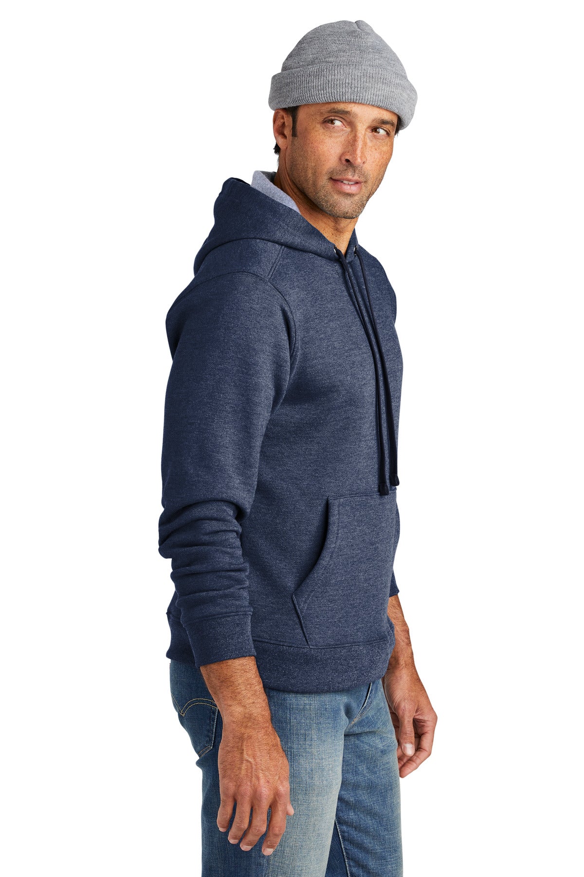 StgNvyHtr Volunteer Knitwear Chore Fleece Pullover Hoodie VL130H