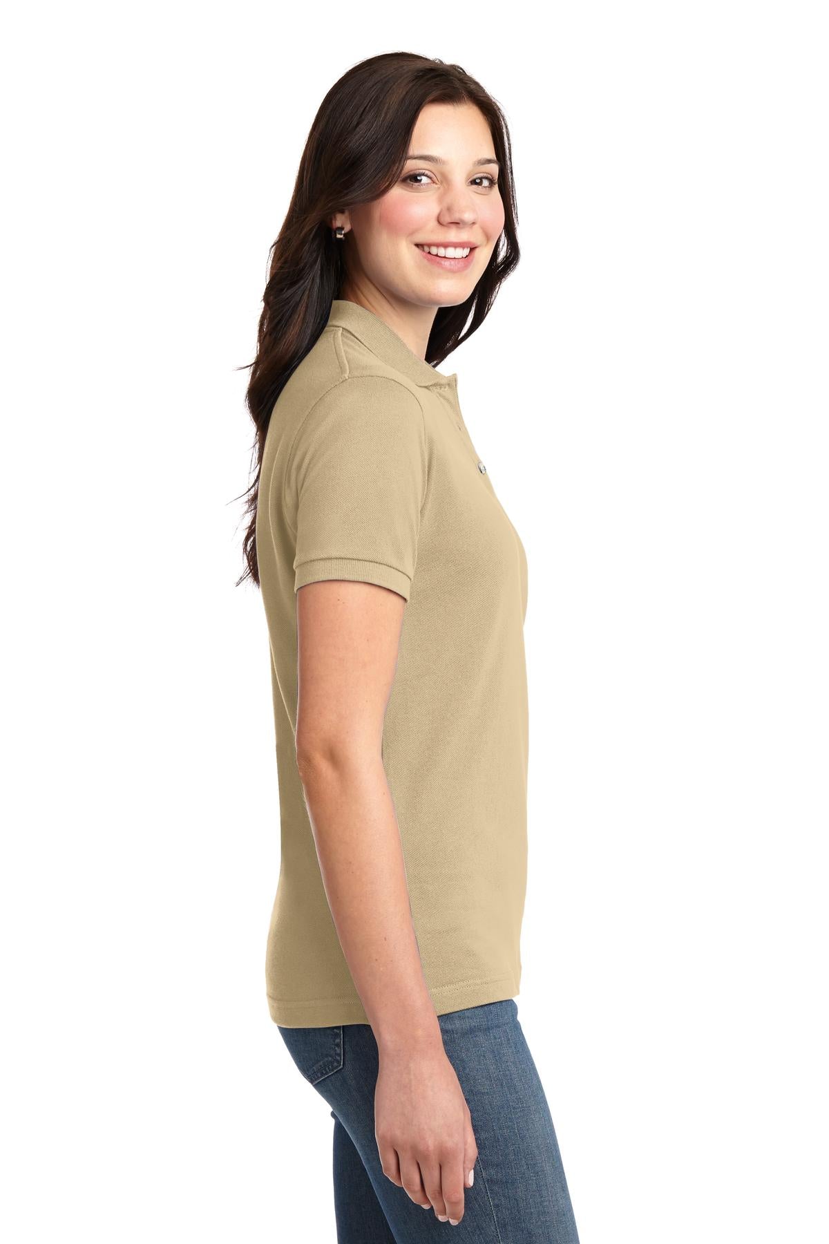 Stone Port Authority Women's Heavyweight Cotton Pique Polo. L420