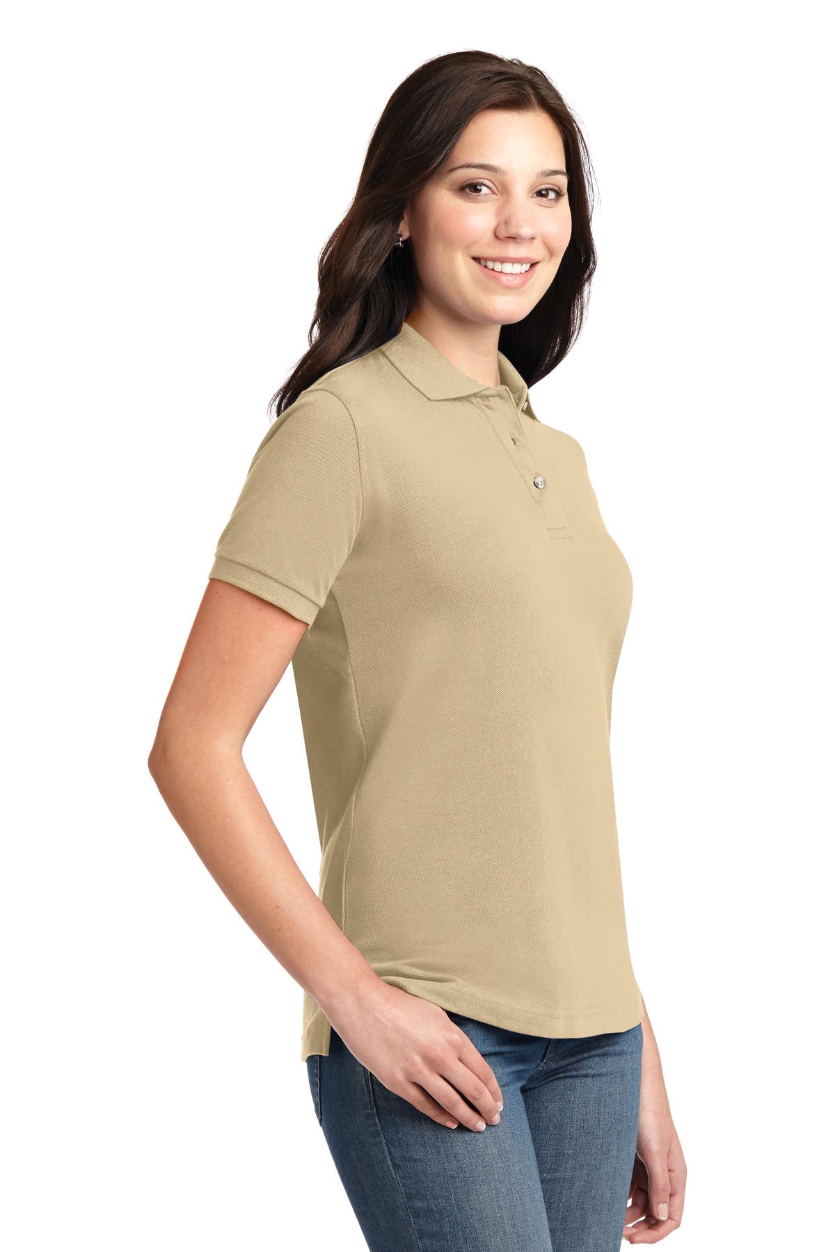 Stone Port Authority Women's Heavyweight Cotton Pique Polo. L420