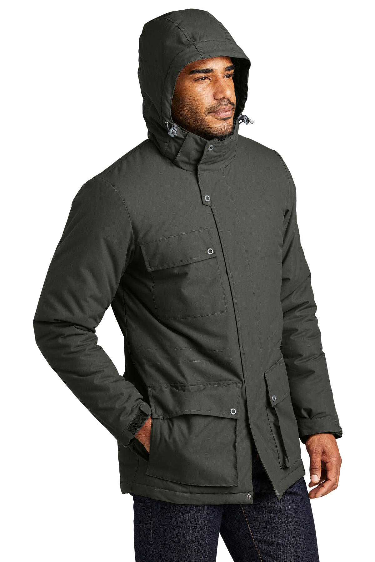 StormGrey Port Authority Excursion Parka J599