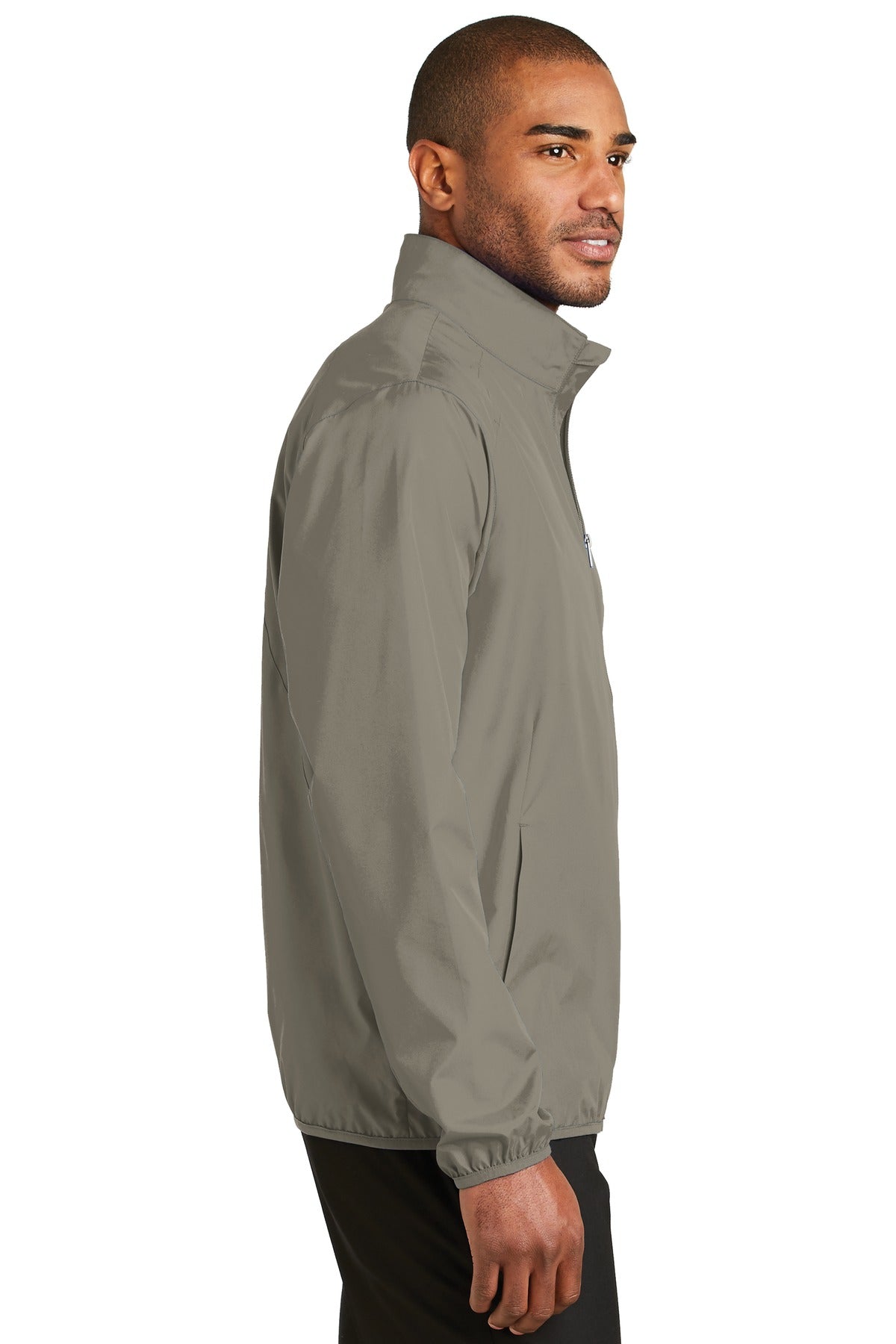 Stratus Grey Port Authority Zephyr Full-Zip Jacket. J344