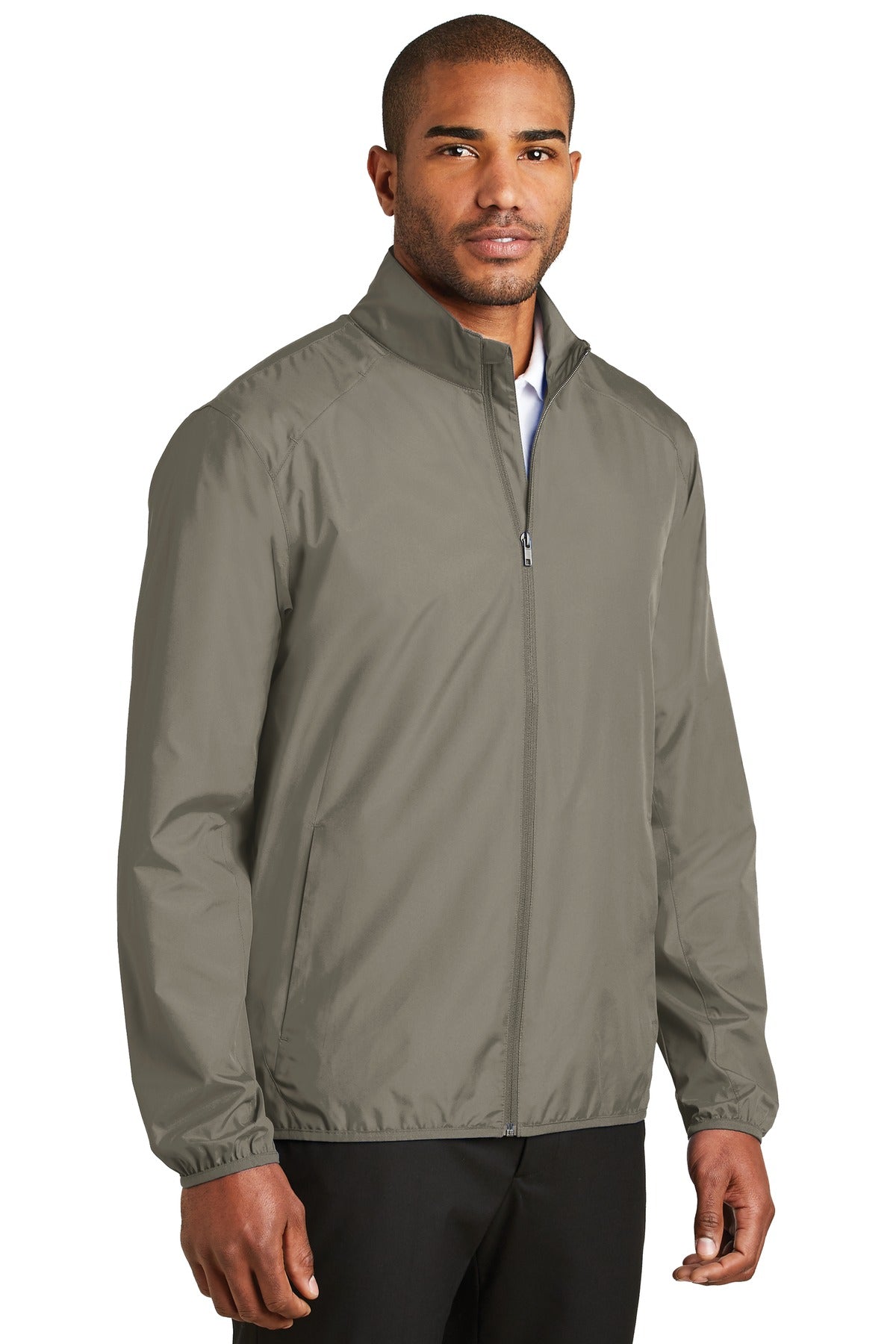 Stratus Grey Port Authority Zephyr Full-Zip Jacket. J344