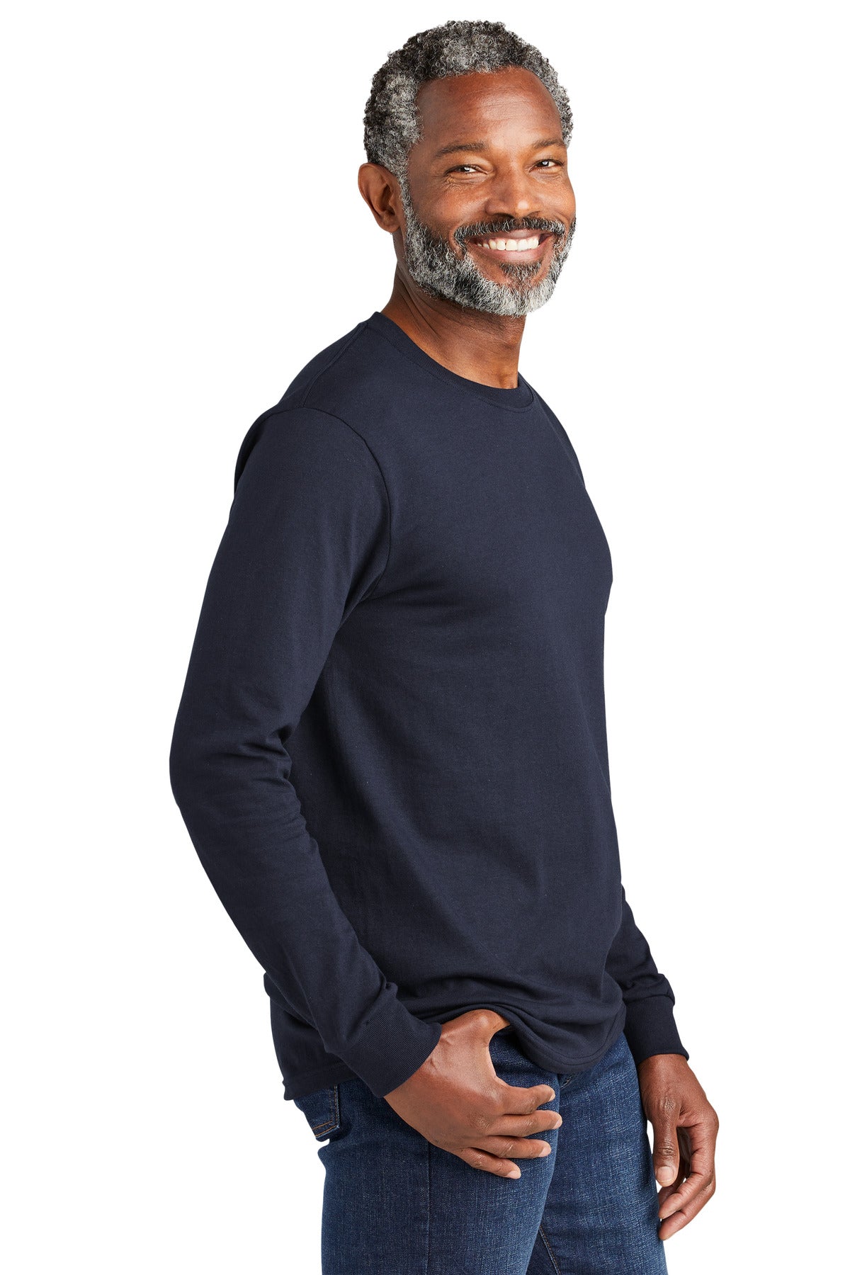 StrongNavy Volunteer Knitwear All-American Long Sleeve Tee VL100LS
