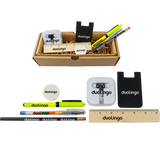 Student Essentials Kit with Earbuds, Pen Set & Smart Wallet