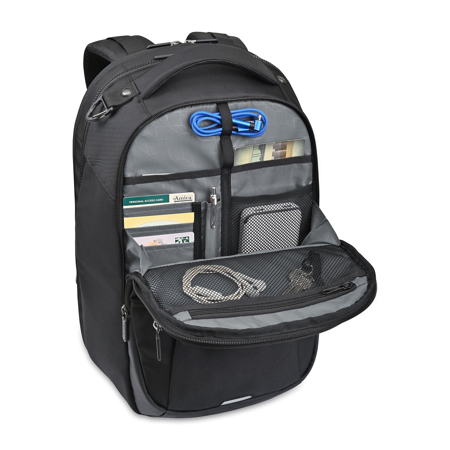 Black Vertex® Brooklyn Laptop Backpack