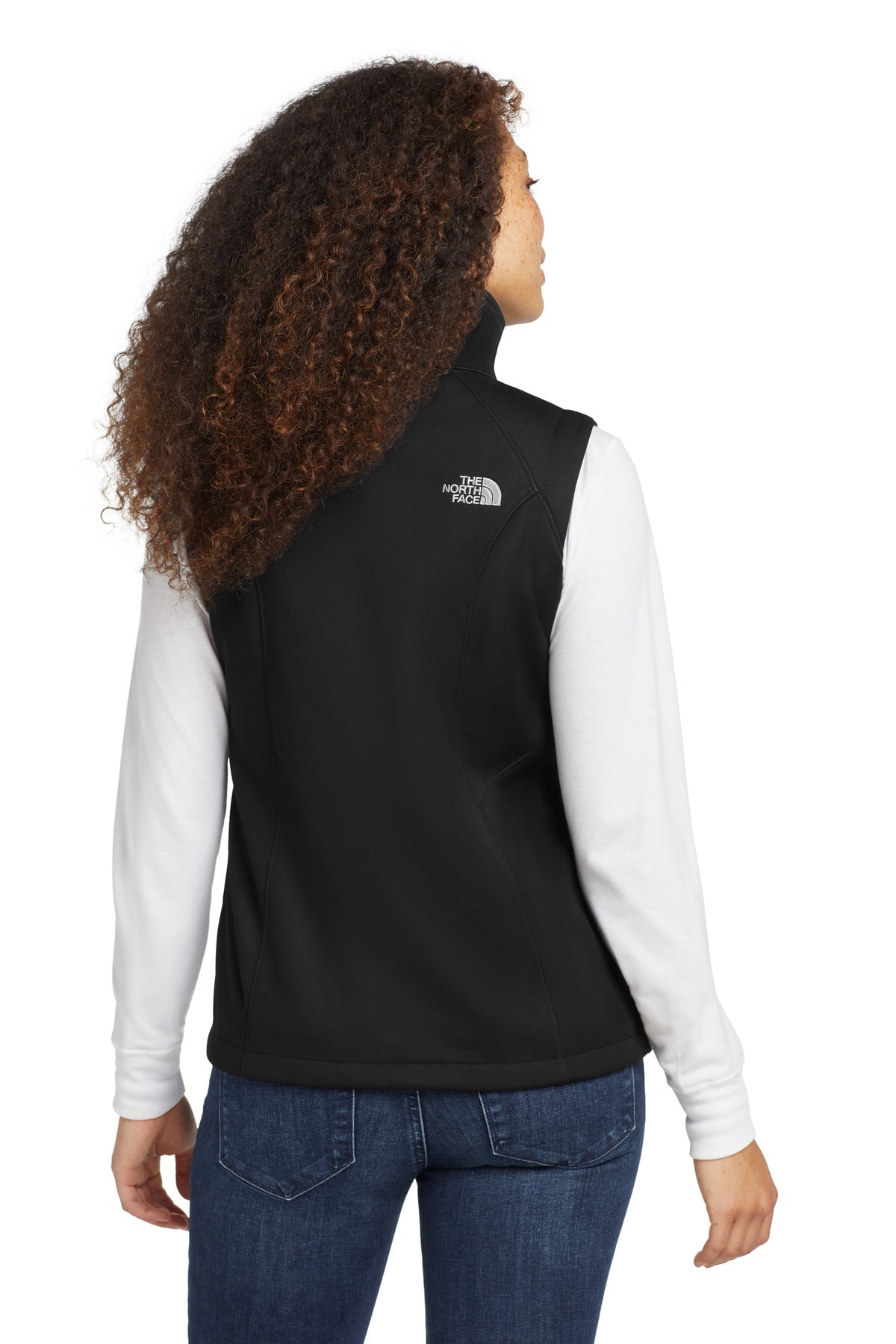 TNF Black The North Face Women's Ridgewall Soft Shell Vest. NF0A3LH1