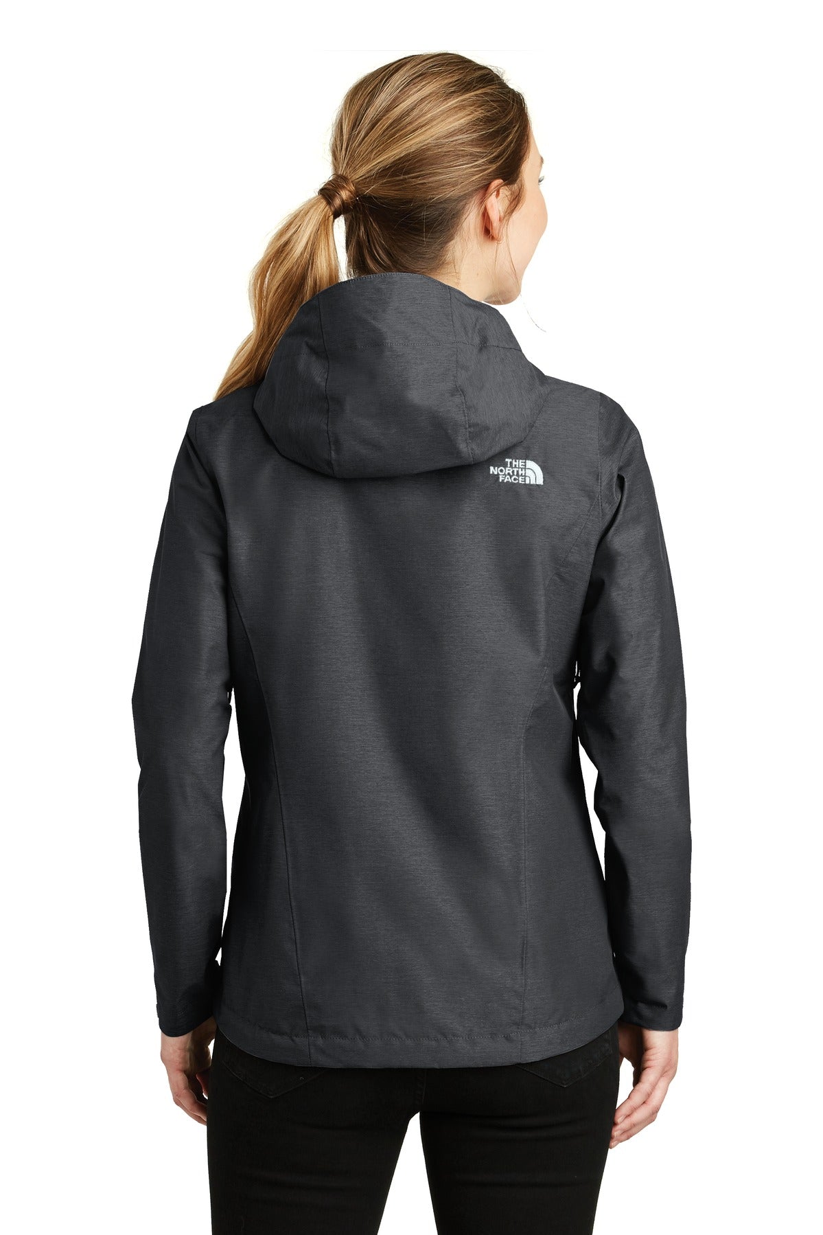 TNF Dk Grey He The North Face Women's DryVent Rain Jacket. NF0A3LH5