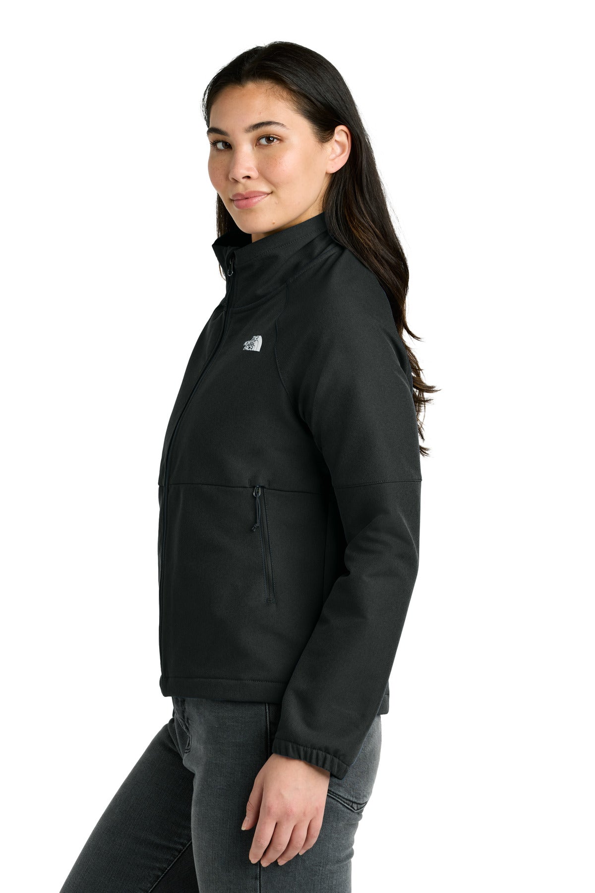 TNFBlkHthr The North Face Women's Barr Lake Soft Shell Jacket NF0A8C5C