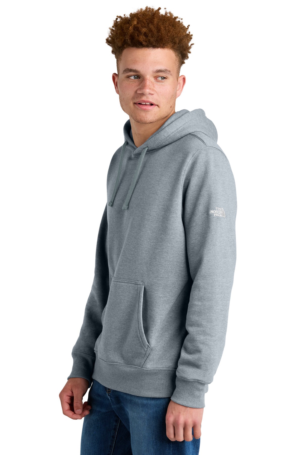 TNFLtGyHt The North Face Sleeve Logo Pullover Hoodie NF0A8AU0