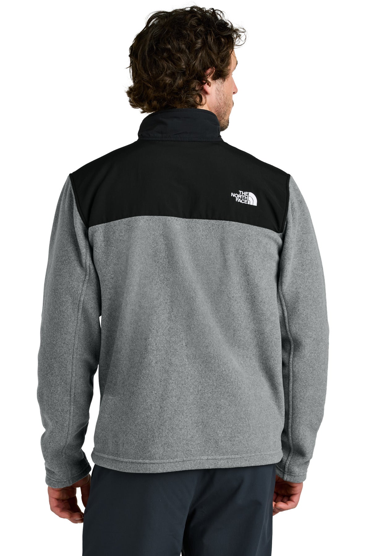 TNFMdGH/Bk The North Face Highest Peak Full-Zip Fleece Jacket NF0A8BUQ