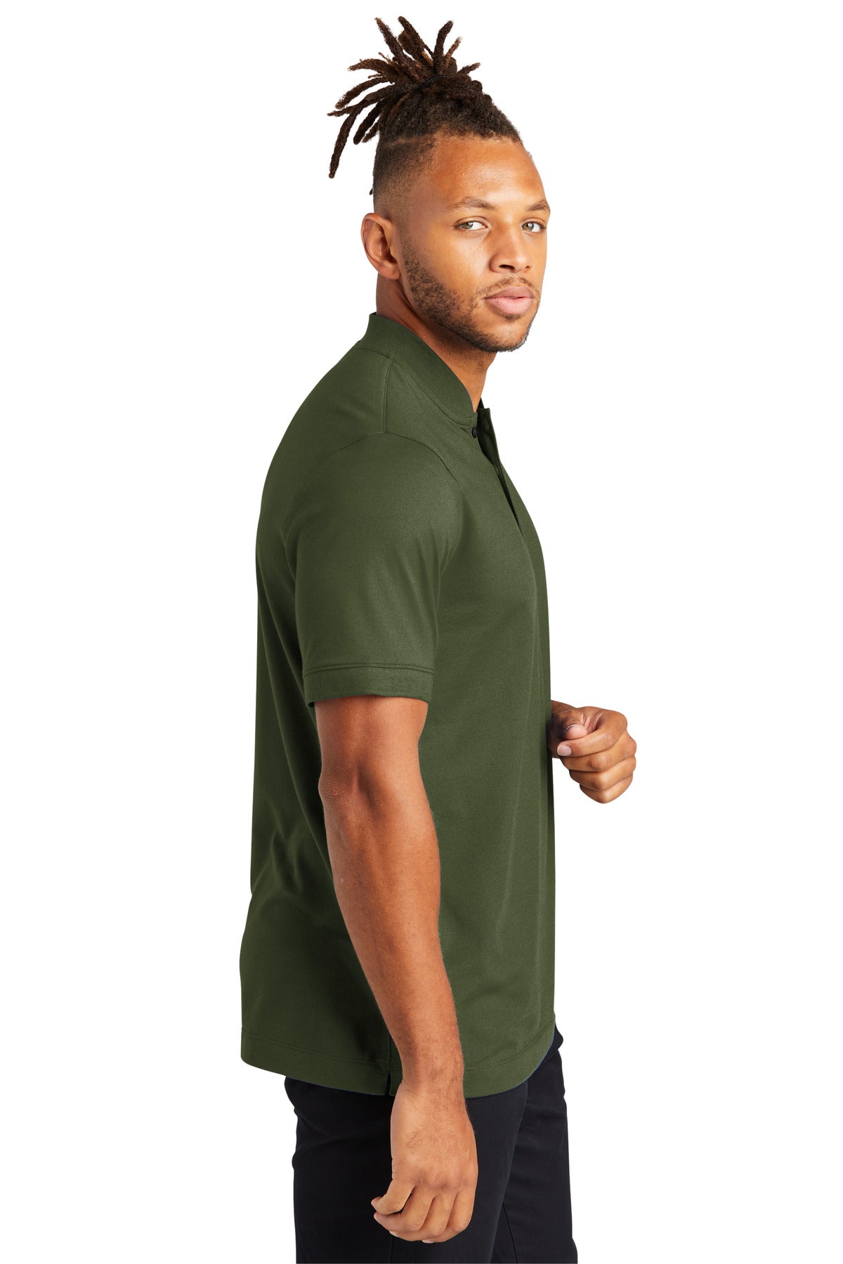 TownsendGn Mercer+Mettle Stretch Pique Henley MM1008