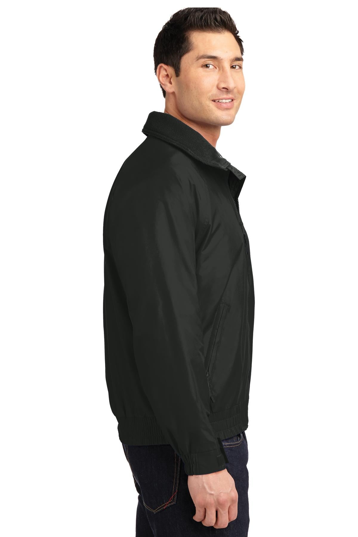 Tr Black/Tr Bk Port Authority Competitor Jacket. JP54